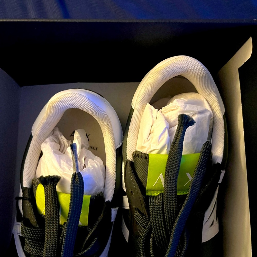 Armani Exchange Fango +Off White 8US/7UK Sneakers